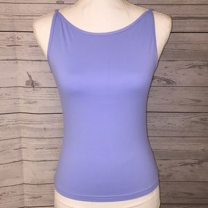 Mandee Blue Sleeveless Top (medium)